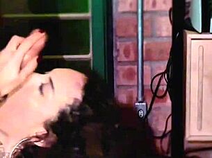 Gagging Hard on It - Sloppy Deepthroat by Brunette Latina with Natural Tits