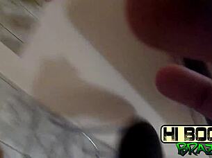 What if Brazilian with big ass takes monster cock in intriguing anal?