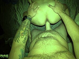 In a heated moment, the Puerto Rican woman engages in crazy sex with her white boyfriend, including rough doggystyle and creampie.