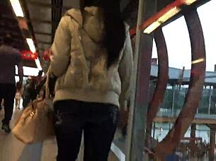 I Spotted Jacket And Boots On Train Candidly