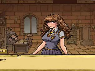 Akabur's witch trainer game offers full playthrough in part 10 with costume elements.