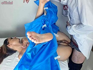 Doctor, you're fucking me during this exam at the hospital!