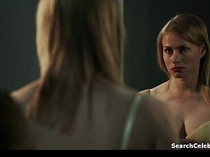 Why does Minka Kuustonen get topless in Raja S01E03 2014 scene?