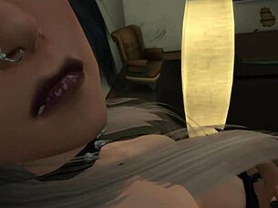 pov encounter with goth at lively party - sims 4 video