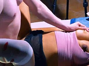 Shy Nerdy Teen Experiences Intimate Moment with Petite Latina in Her Room