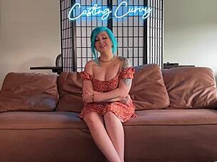 hey, check out this curvy real mom in her porn casting audition with doggystyle and facial