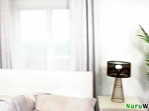 two naughty petite girls get wet during nuru massage, sharing seth gamble's big cock in hardcore threesome with megan and lucky anne