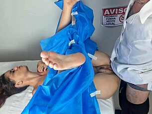 Doctor, you're fucking me during this exam at the hospital!