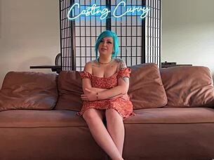 hey, check out this curvy real mom in her porn casting audition with doggystyle and facial