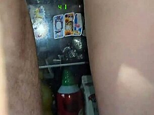 Wife Squirting Orgasm From Messy Kitchen Fucking Ending In Dripping Creampie