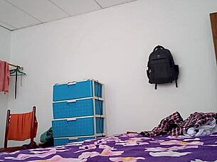 Busty latina creates homemade porn in europe showing off her big tits and active slutty moves