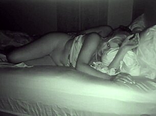 The blonde chubby woman explored her world