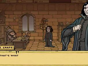 Akabur's witch trainer game offers full playthrough in part 10 with costume elements.