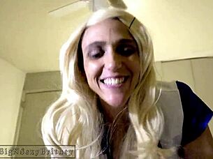 i can't get enough of big n sexy britney as cheerleader, givin blowjob and takin anal in this full hd video