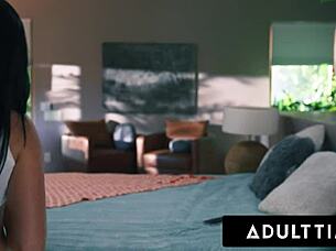 depraved girlfriend gal ritchie gets passionate raw fuck from her new man. she rides cowgirl and takes deepthroat until cum covers her.