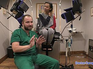 Dr Tampa Examines Curly Latina Patient Kalani Luana