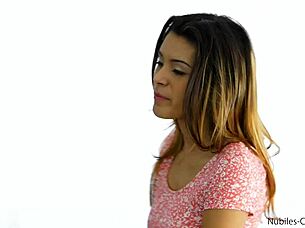 Oh wow, watch this hot teen dive into a wild British threesome for her hardcore porn casting gig!