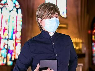 Sinful nun seeks to atone for mistakes and ends up rewarded in costume roleplay trailer