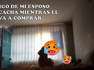 Amigo Joins Bed While Husband Leaves for Training, Sharing Two Beds