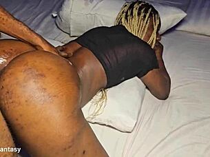 oh god, picking up that local ebony slut and pounding her tight pussy missionary style feels incredible