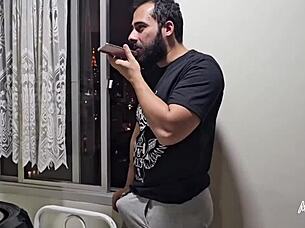 I was so horny for sex that I messaged my friend's husband on app for big cock licking and wet pussy action.