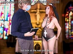 Sinful nun seeks to atone for mistakes and ends up rewarded in costume roleplay trailer