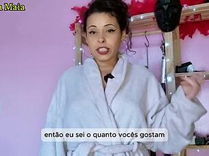 i'm a hot brazilian brunette showing off my panties and lingerie collection