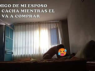 Amigo Joins Bed While Husband Leaves for Training, Sharing Two Beds