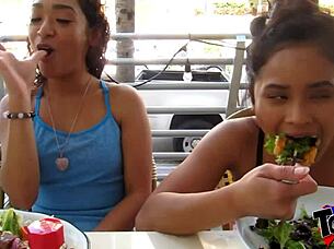 18yo interracial threesome with latina and filipina teens in miami behind the scenes