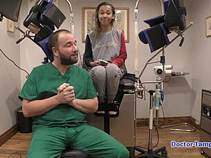 Dr Tampa Examines Curly Latina Patient Kalani Luana