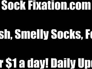 i want to try giving you a nice foot massage with socks on