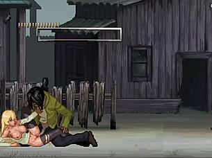 P C continues in part 2 of 3 with horny blonde in wild gang action