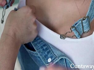 amber leigh experiences her first lesbian scissoring with a seductive milf in a passionate encounter