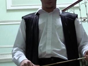 this naughty slut gets roughly analfucked in european costume domination with passionate quickie vibes