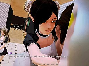 the story of harem hotel continues in episode 332 with intriguing game elements at the hotel