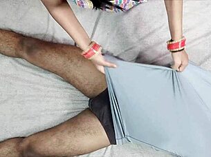 XXX DESI INDIAN PINKI BHABHI SUCKS AND FUCKS DEVARS HUGE COCK IN DOGGYSTYLE AND COWGIRL!