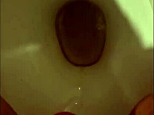 Slave Peeing in Red Lingerie and Heels Compilation with Tattoo Teacher