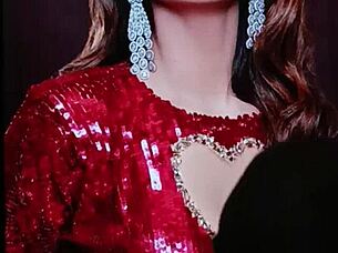 I feel so aroused tributing cum to Urvashi Rautela in this intense moment