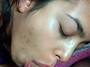 watching series while she gives me a blowjob