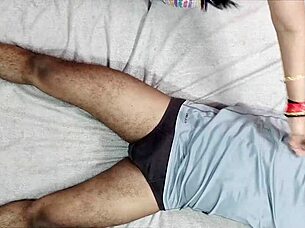 XXX DESI INDIAN PINKI BHABHI SUCKS AND FUCKS DEVARS HUGE COCK IN DOGGYSTYLE AND COWGIRL!