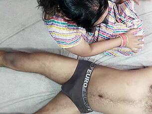 XXX DESI INDIAN PINKI BHABHI SUCKS AND FUCKS DEVARS HUGE COCK IN DOGGYSTYLE AND COWGIRL!