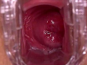 Smash that shaved pussy hard until it squirts everywhere