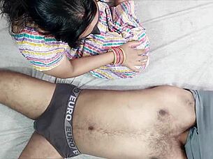 XXX DESI INDIAN PINKI BHABHI SUCKS AND FUCKS DEVARS HUGE COCK IN DOGGYSTYLE AND COWGIRL!