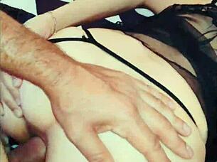 why not try skinny milf in lingerie taking monster cock?