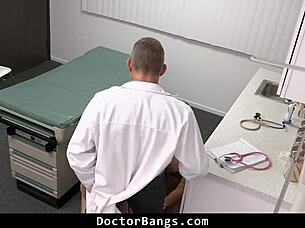 OMG, shy patient Lily Larimar gets naughty with the doctor and nurse in a hot threesome! 🔥💉😈