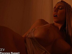 Can you imagine Florane Russell's big tits and Czech ass getting wild with solo toy masturbation