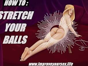 I feel so aroused guiding you through ball stretching with erotic joi instructions.