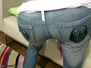 Asian brunette trans beauty teases with her round boobs