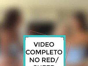 incredible scene between lesbian girls milahot and nati camargo