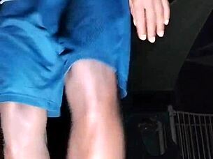 What Happens When A Skinny Mature Brunette Beauty Works Out In The Park With Her Teacher?